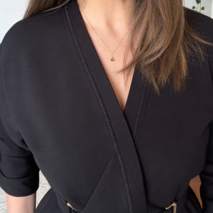 Women’s Elegant Midi Dress for Office Wear and Daily Fashion