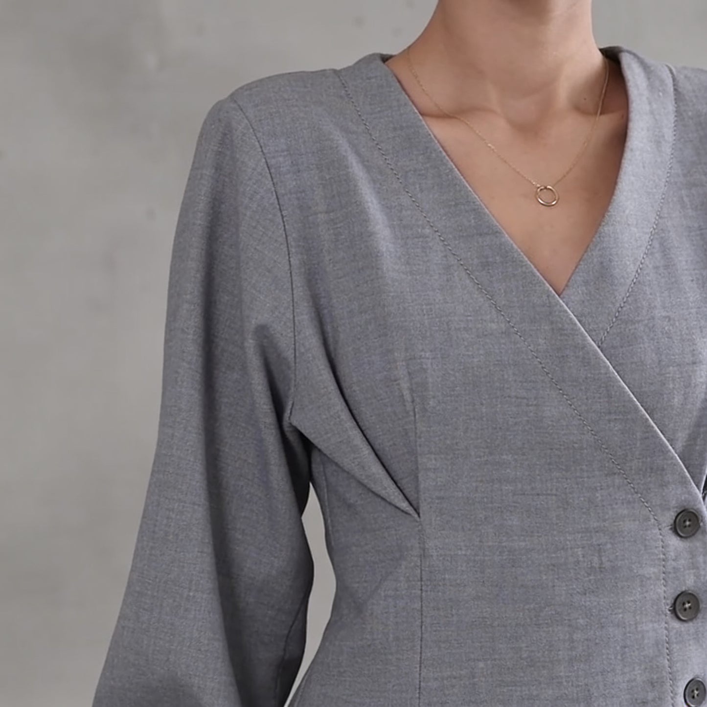 Women’s Elegant Blazer and Wide Leg Pants Set for Office Wear