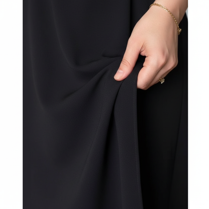Women’s Elegant Midi Dress for Office Wear and Daily Fashion