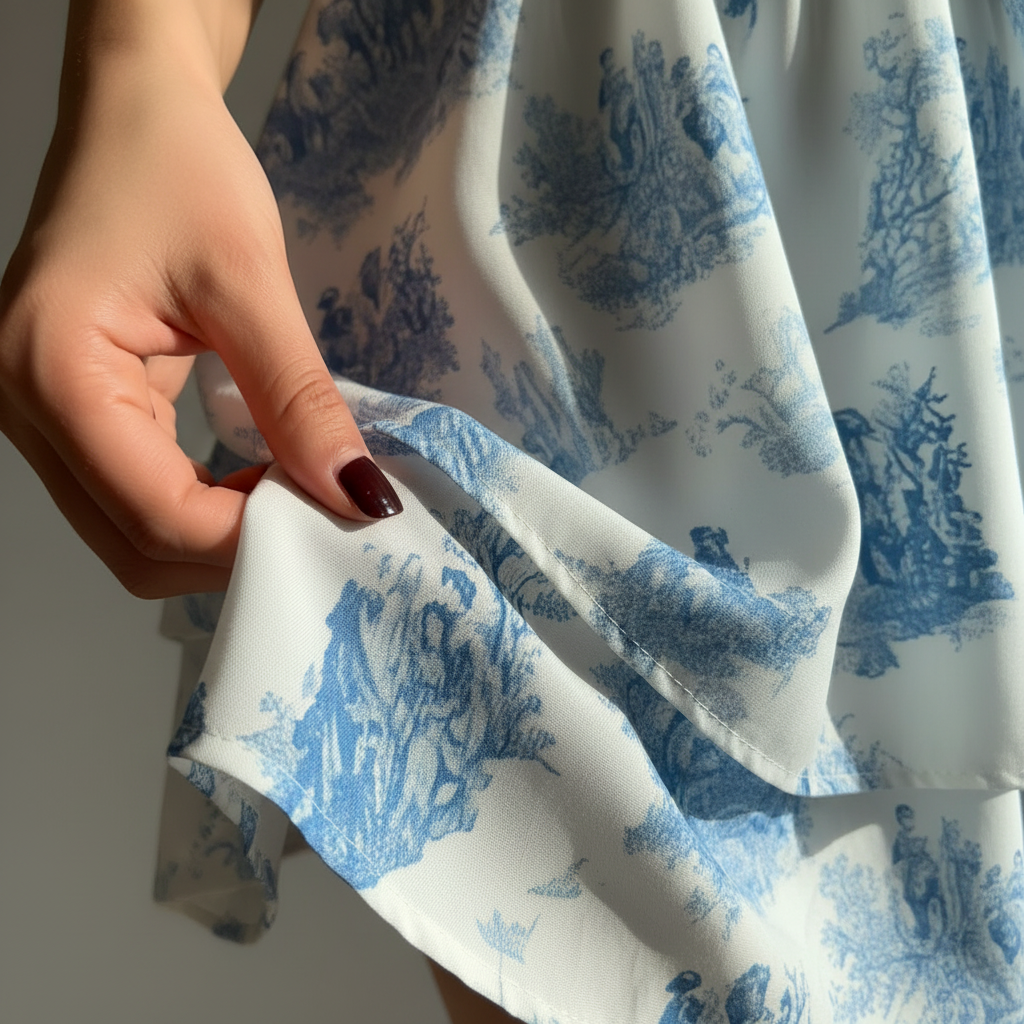 Women’s Floral Print Mini Dress for Vacation Wear and Romantic