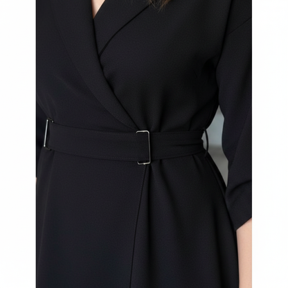 Women’s Elegant Midi Dress for Office Wear and Daily Fashion