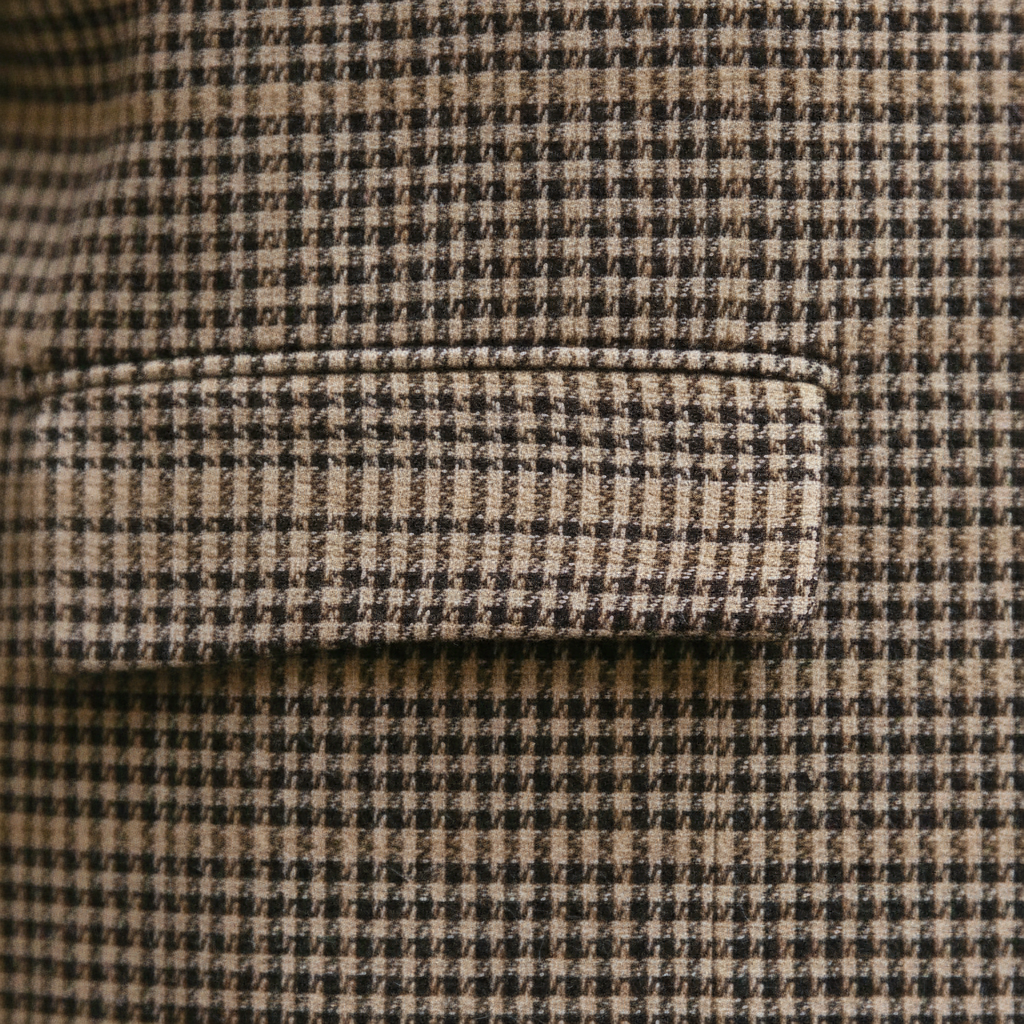 Women’s Plaid Blazer Jacket with Tailored Fit for Office Work Business