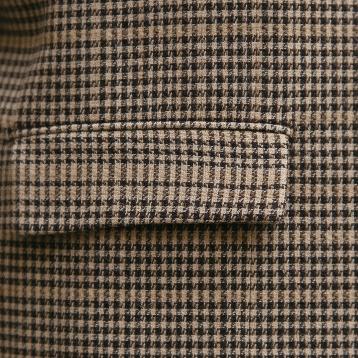 Women’s Plaid Blazer Jacket with Tailored Fit for Office Work Business