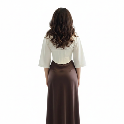 Women’s Cropped Blouse Top for Casual Chic Styling