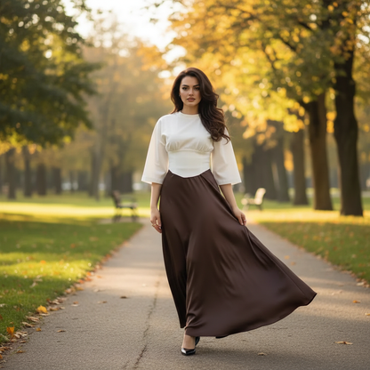 Women’s Cropped Blouse Top for Casual Chic Styling