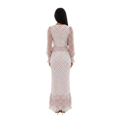 Women’s Peplum Top and Midi Skirt Set for Elegant Party Wear