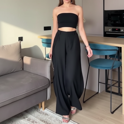 Women’s Wide Leg Ankle Pants for Casual Daily Wear