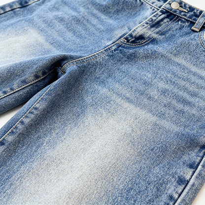 Women’s Vintage Wide Leg Denim Jeans for Casual Streetwear
