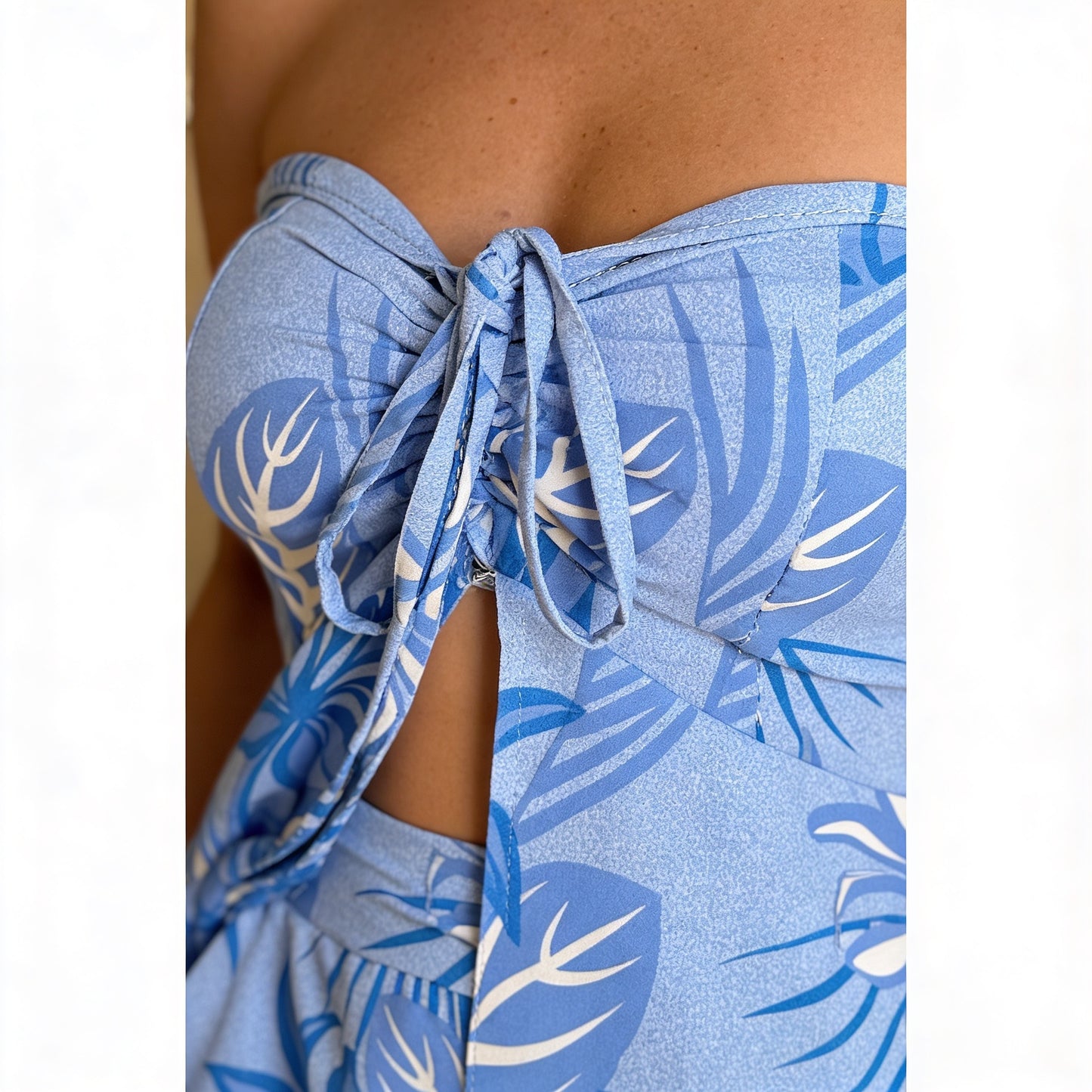 Women’s Floral Print Top and Shorts Set for Vacation Wear