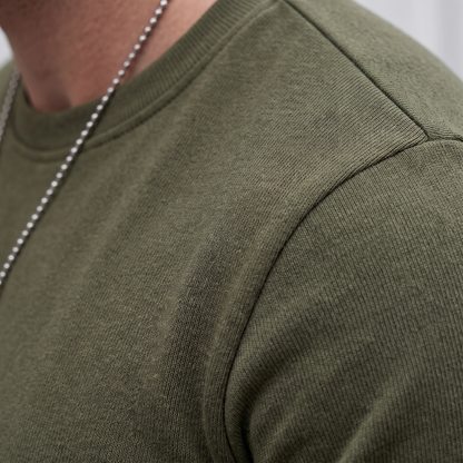 Men's Textured Short Sleeve T-Shirt with Drawstring Shorts Set